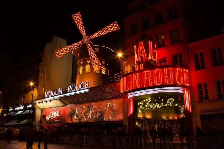 The Moulin Rouge, the world’s most famous cabaret venue