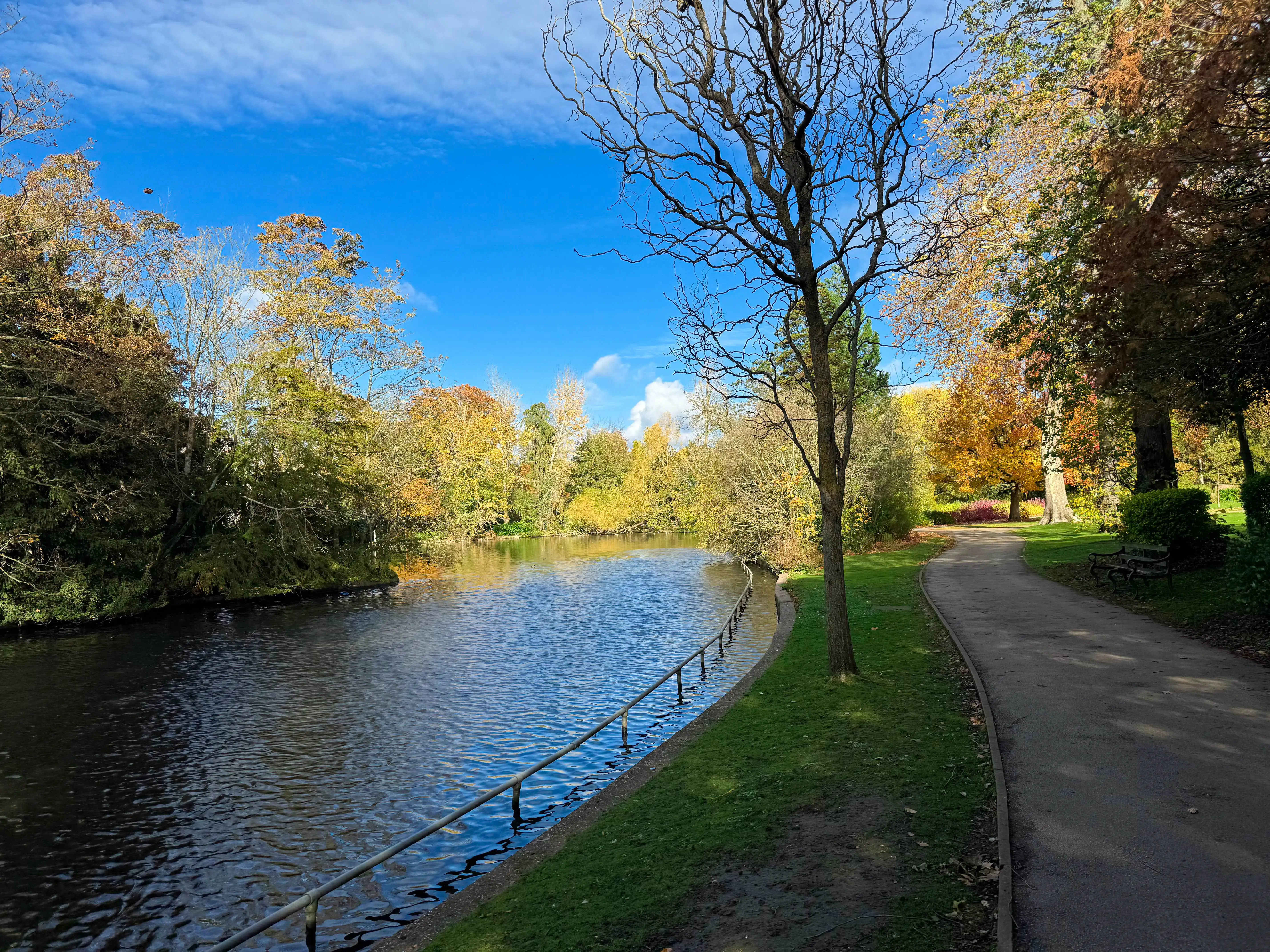 Le parc de Cannon Hill à Birmingham à l’automne