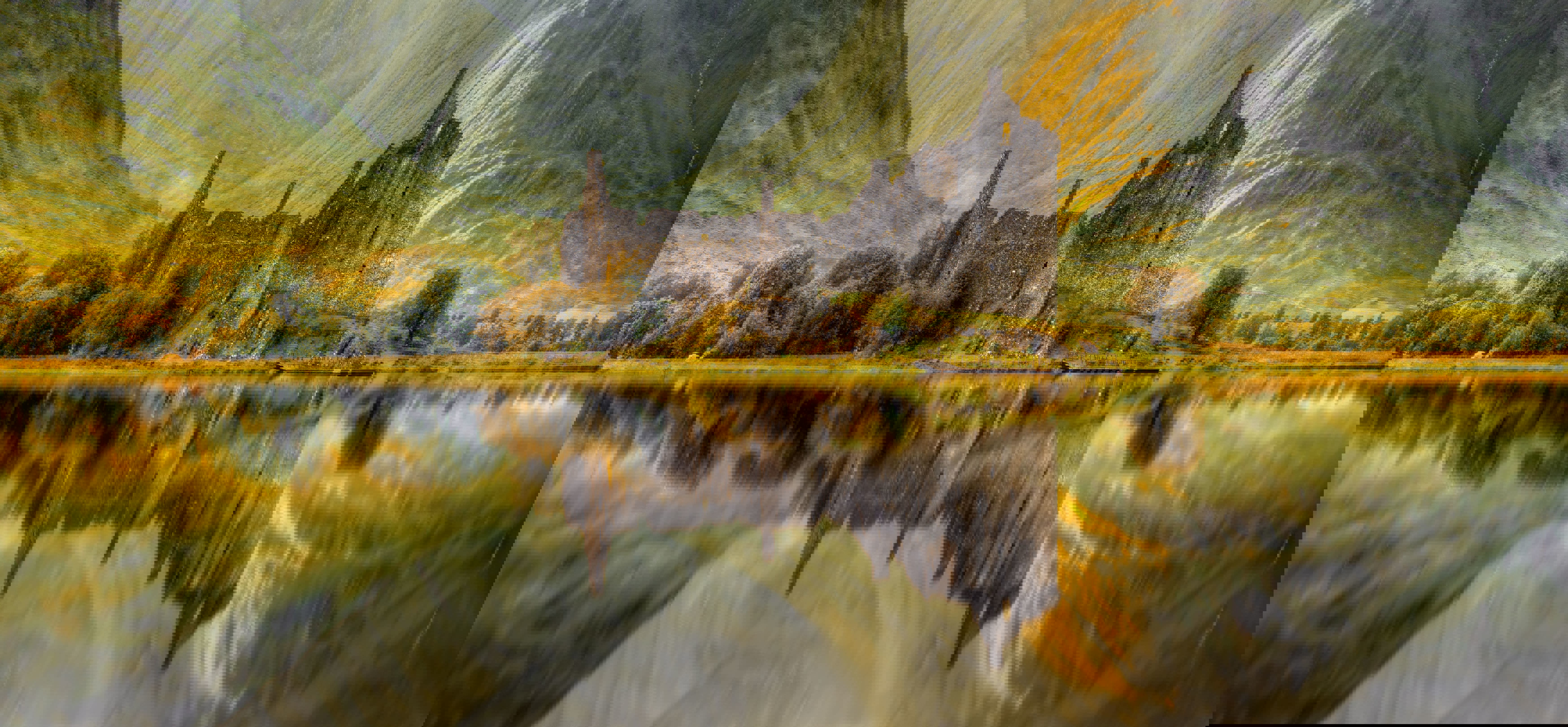 Le château de Kilchurn à Argyll and Bute en Écosse