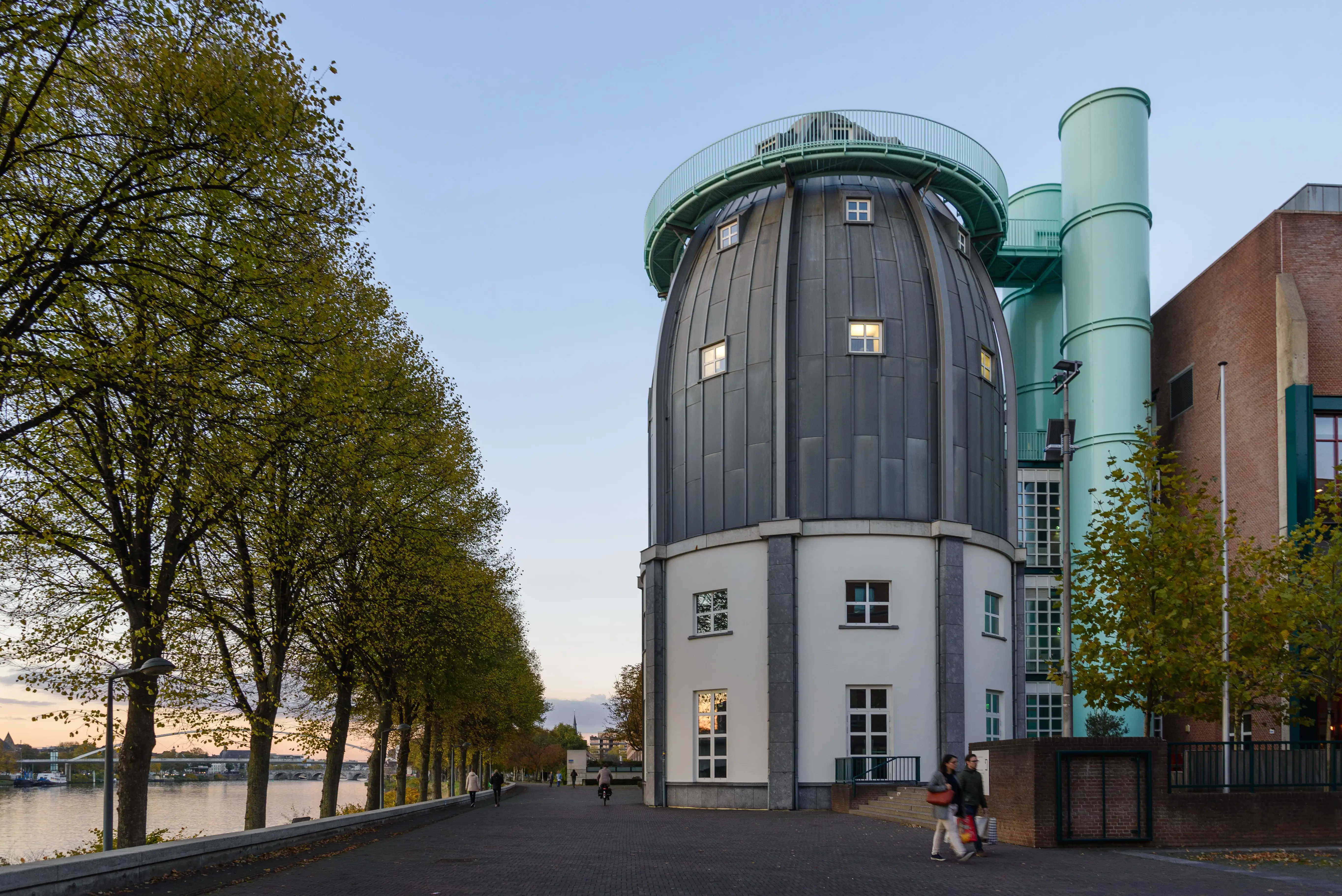 Rocket-shaped building, Bonnefanten Museum, Maastricht