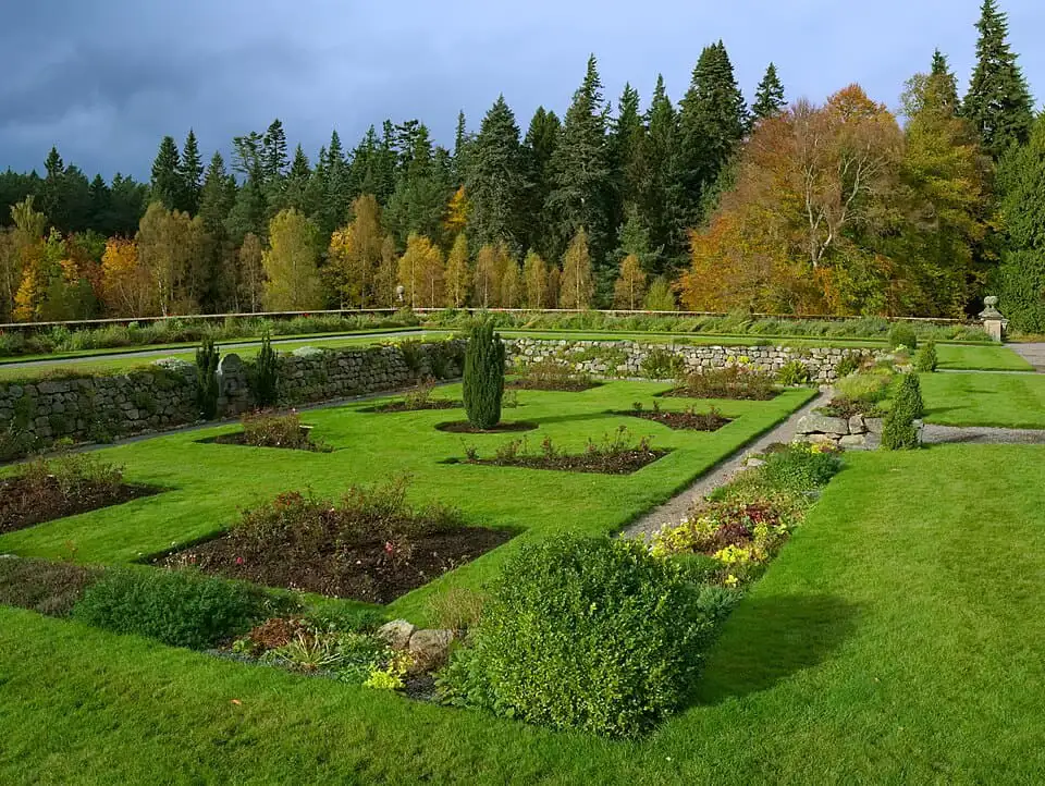 Les jardins du château de Balmoral.