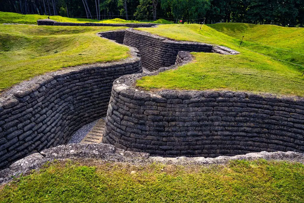 Wartime trench system