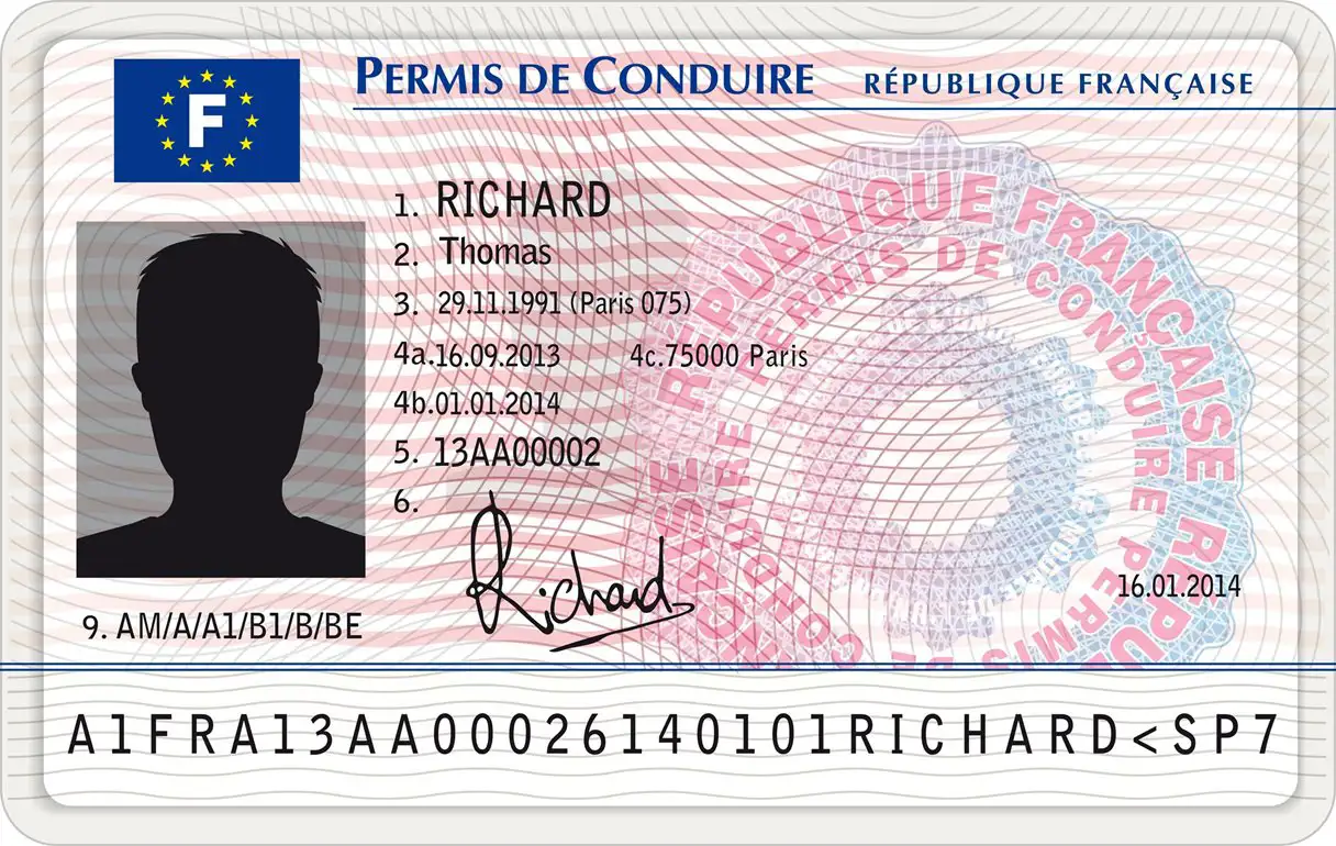 French driving licence