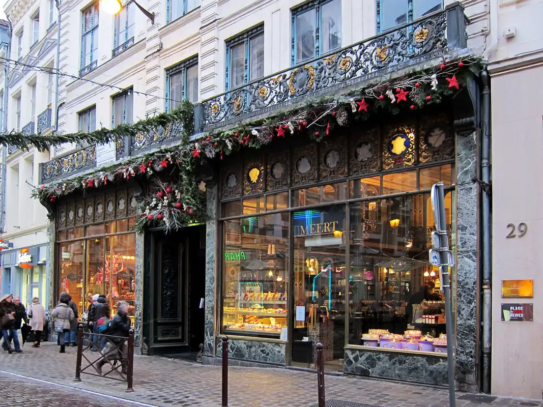 Méert patisserie shop front, Lille, France