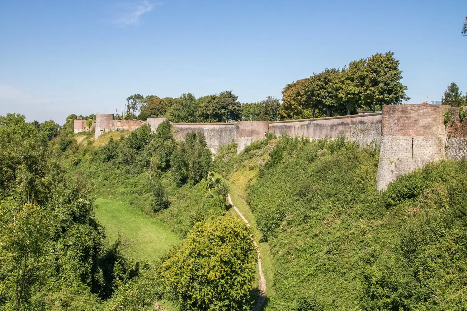 The ramparts, Montreuil-sur-Mer, France
