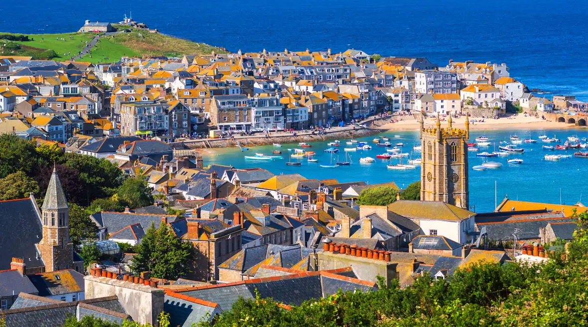 St-Ives, l’une des stations balnéaires les plus populaires d’Angleterre.