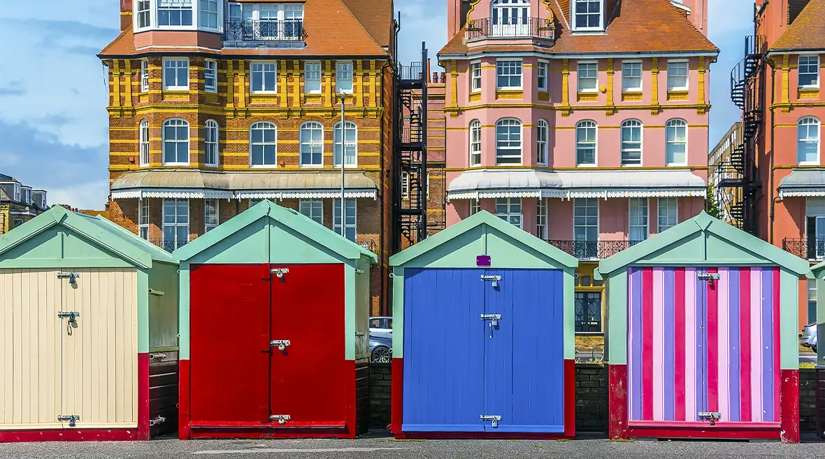 Cabines de plage à Hove