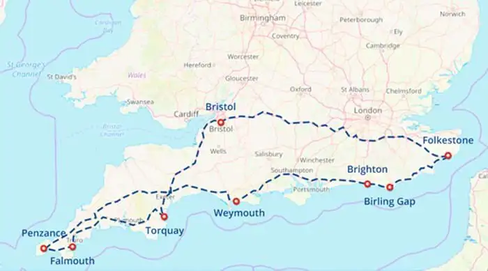 Roadtrip langs de kust van Zuid-Engeland vanuit Folkestone