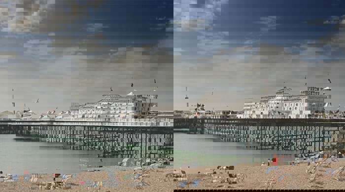 De pier in Brighton