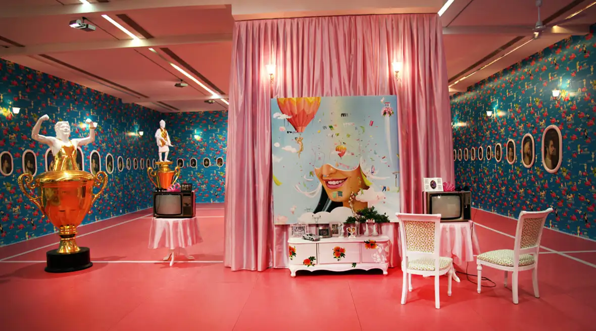 Thukral and Tagra are two Indian artists showing their work at TriPostal in Lille