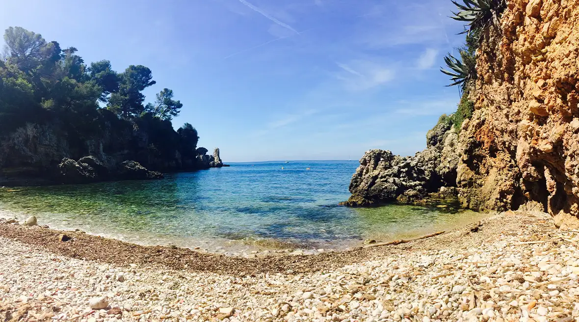 Take a dip in the crystal clear waters of this little slice of paradise