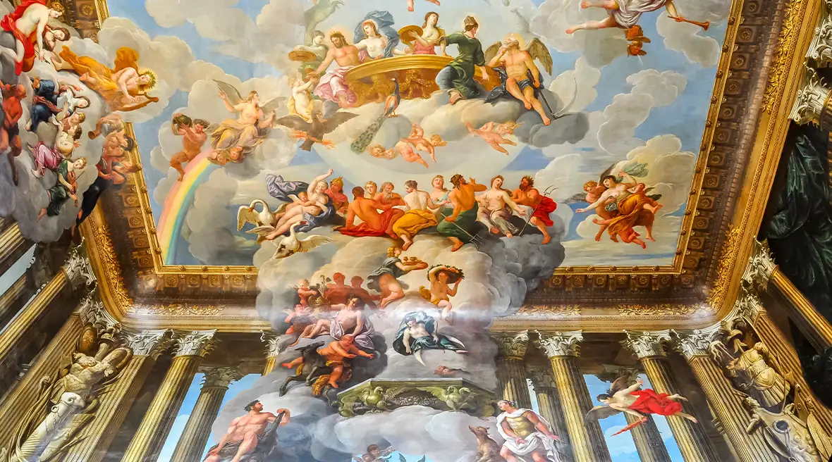 Admirez les sublimes peintures Renaissance au château de Hampton Court