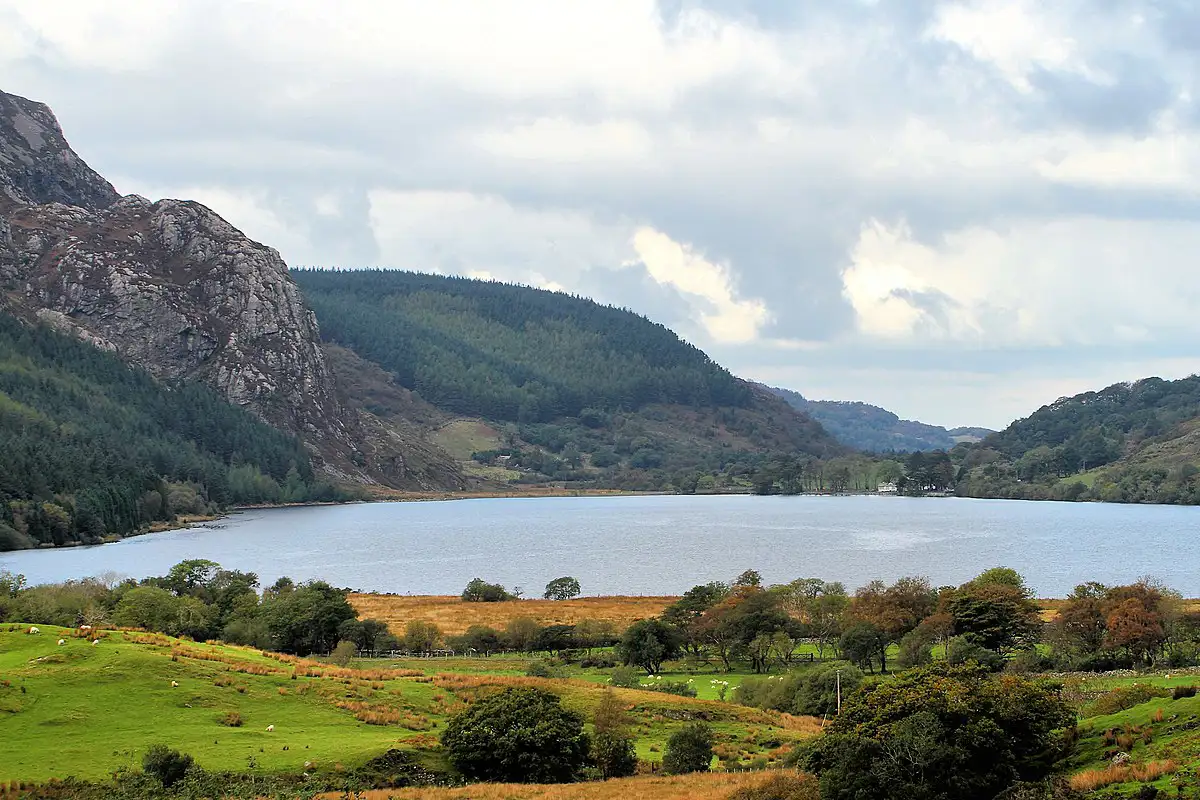 Berglandschap in Snowdonia National Park, Wales.