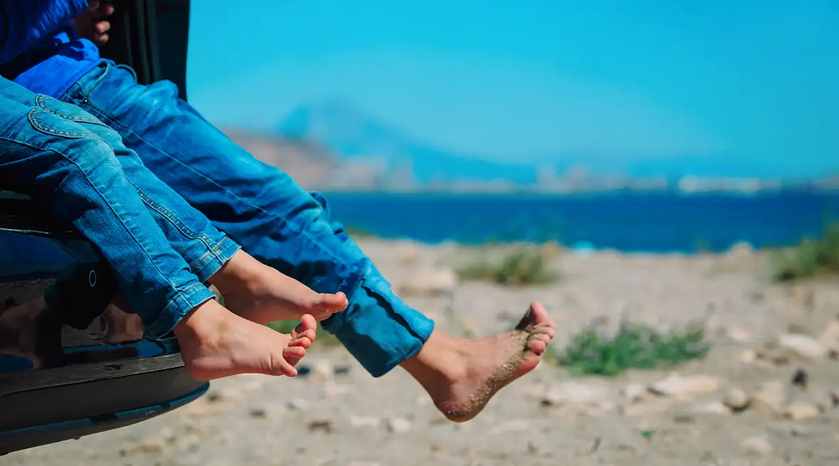 Take it easy – regular pit stops for a blast of fresh air and sunshine will keep everyone happy