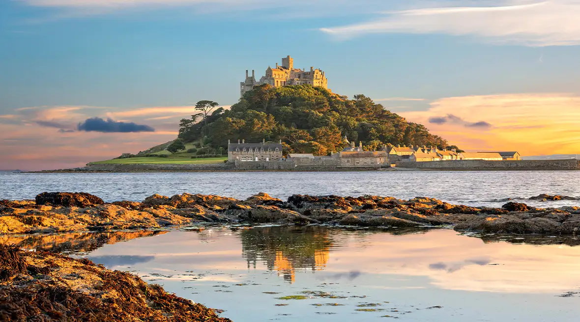 St Michael's Mount en Cornouailles ; un petit air de Normandie