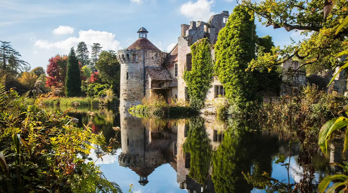 Les jardins du château de Scotney, près de Royal Tunbridge Wells