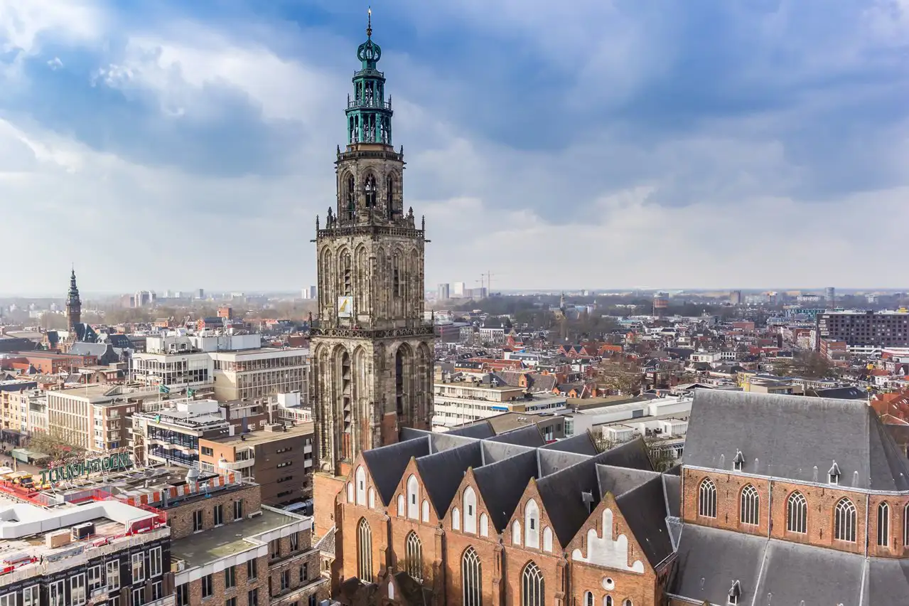 Tall tower, Groningen, Netherlands