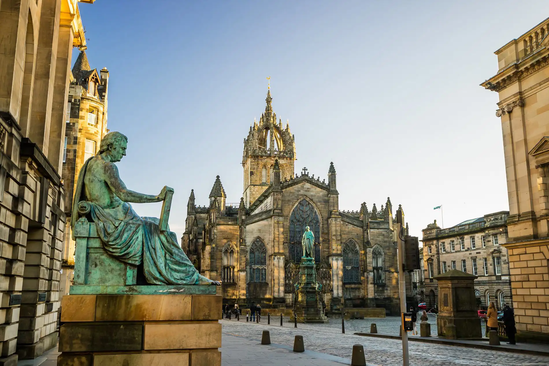 Blick auf die Royal Mile, Edinburgh