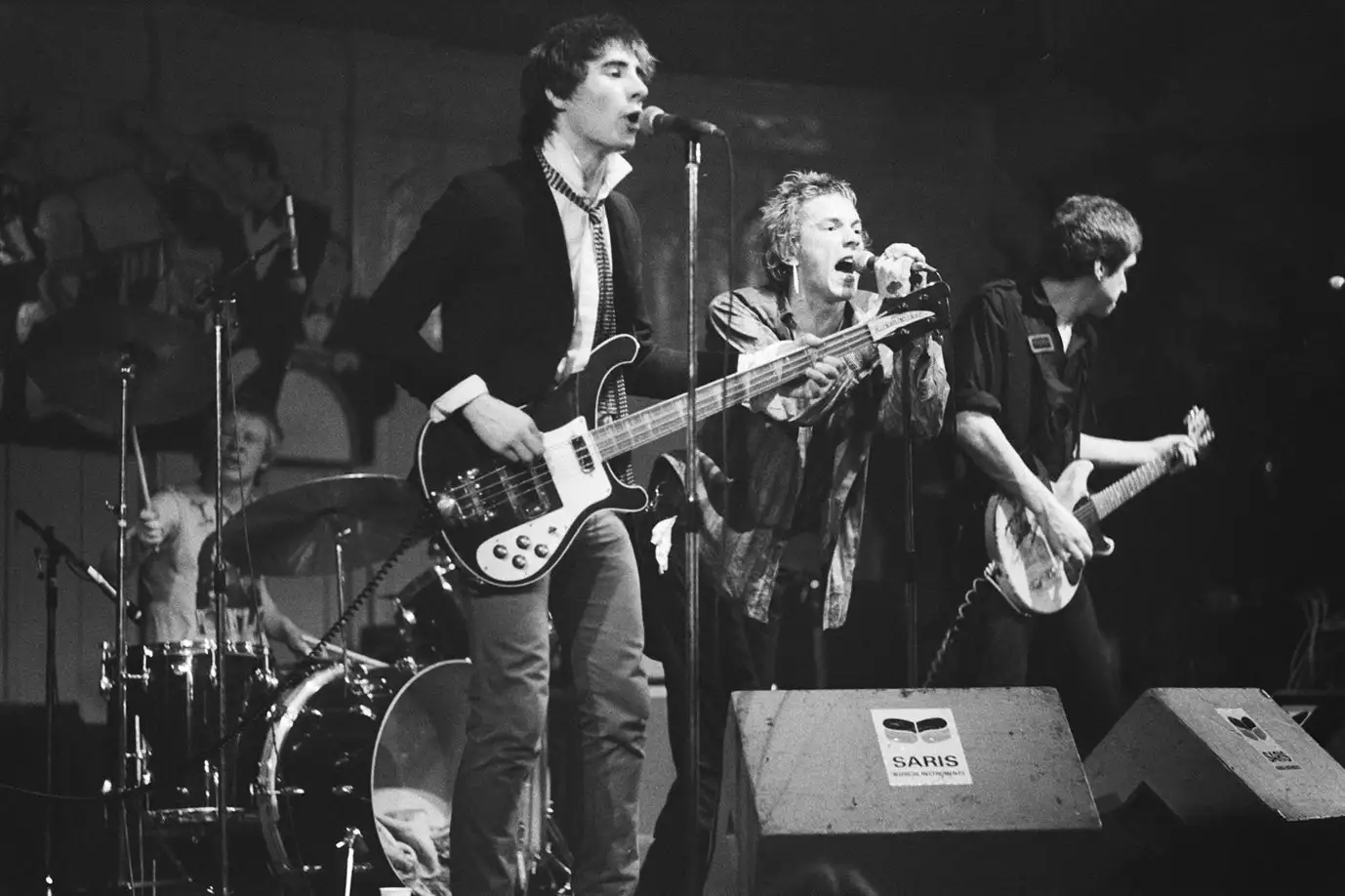 Les Sex Pistols sur scène