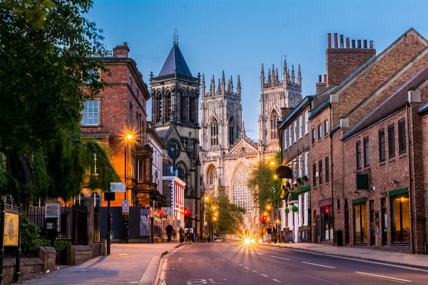 York en soirée.