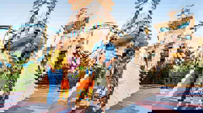 Ancient Egypt is one of the six themed areas in Park Astérix