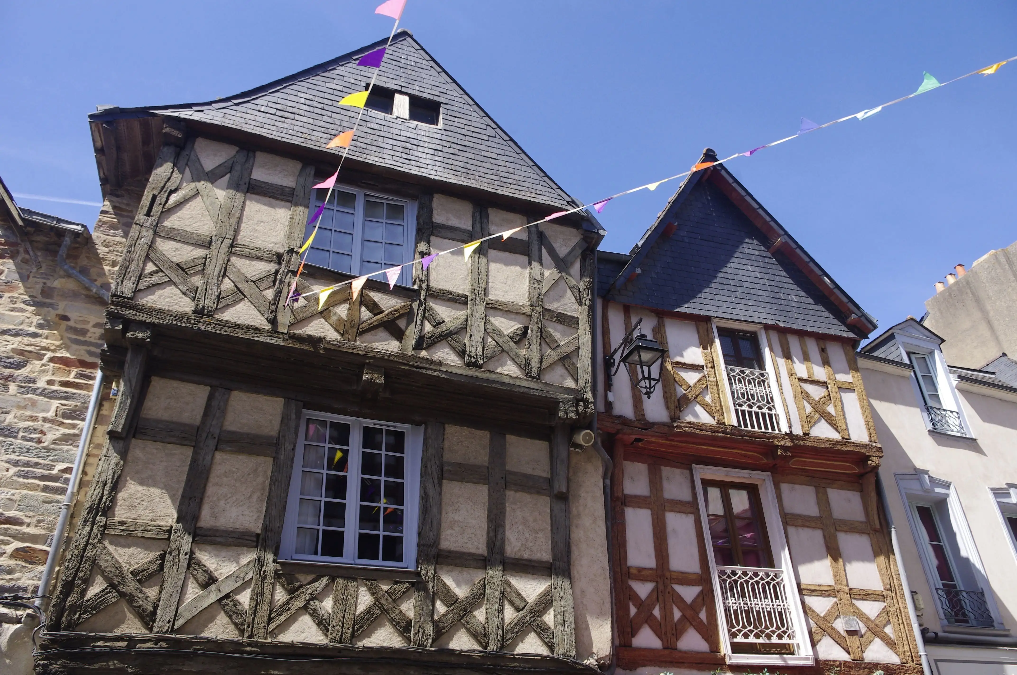 Half-timbered houses, Rennes, France