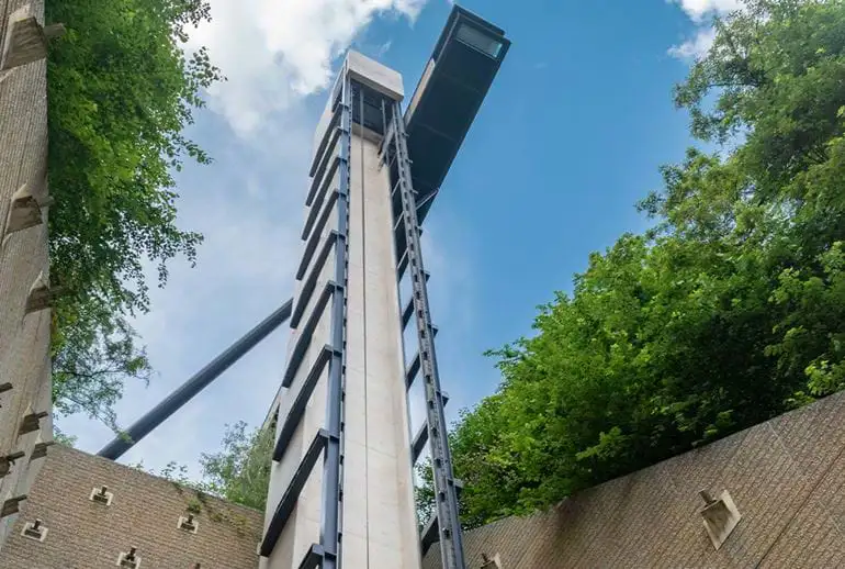 Take in the stunning views from the Pfaffenthal lift